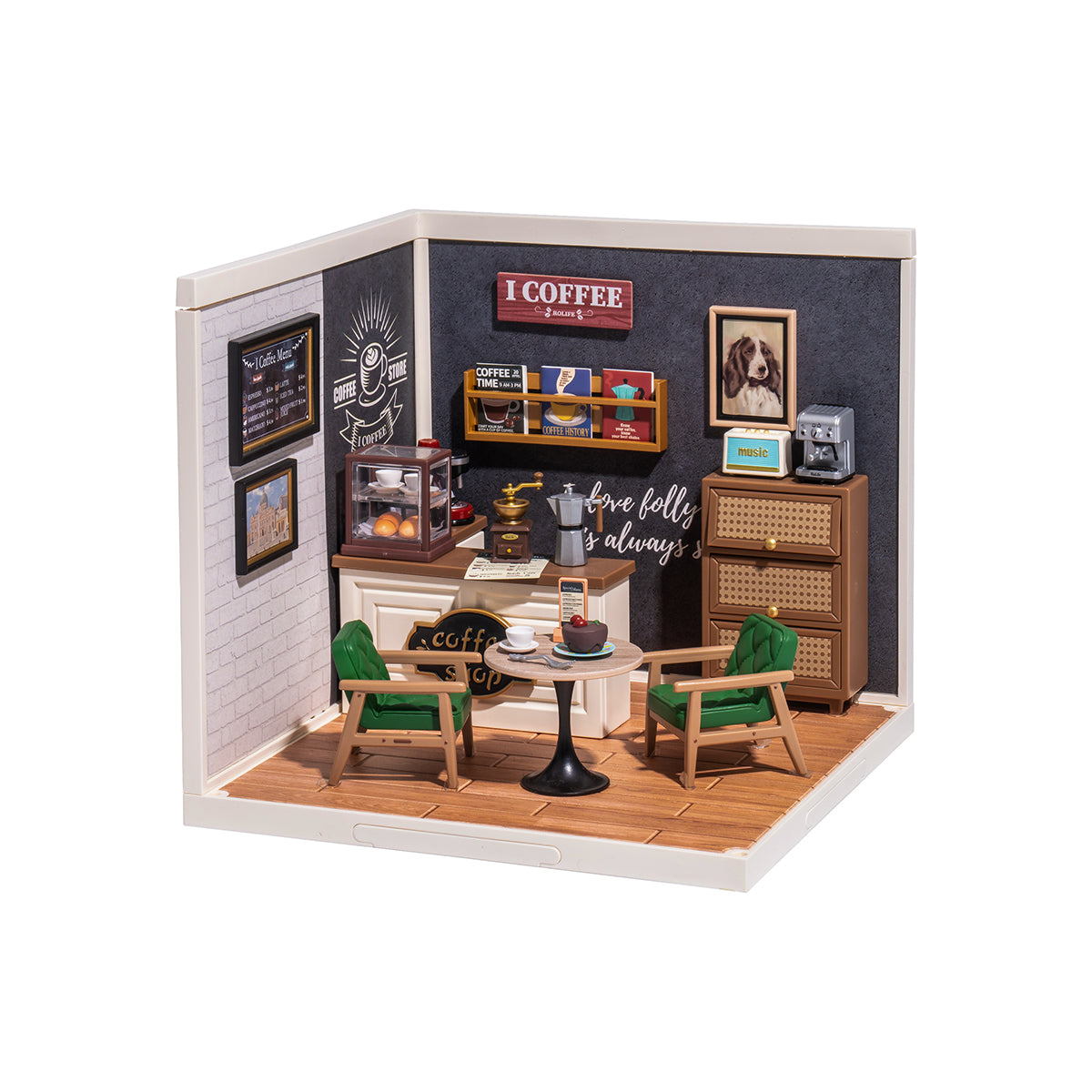 Cafeteria da Inspiração Casa Miniatura DIY
