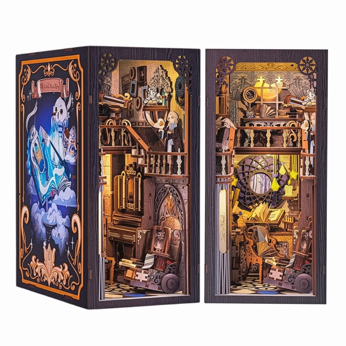 Câmara Mágica Book Nook DIY