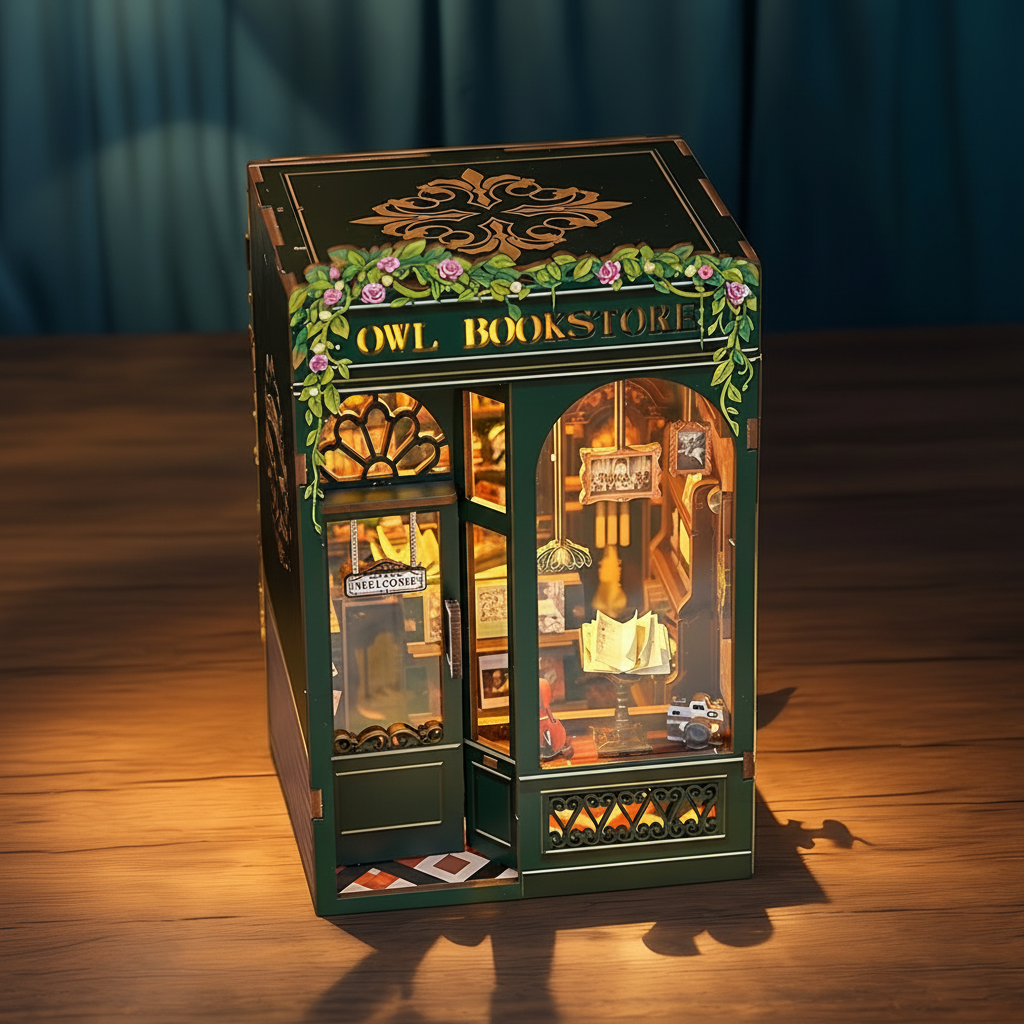 Livraria da Coruja Book Nook DIY