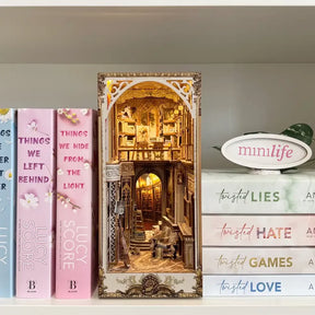 Biblioteca dos Sonhos Barrocos Book Nook DIY