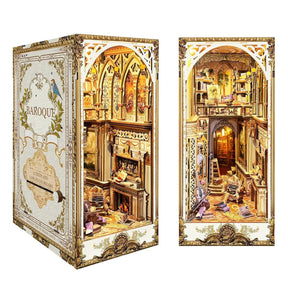 Biblioteca dos Sonhos Barrocos Book Nook DIY