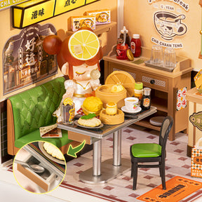 Café Hong Kong Casa Miniatura DIY