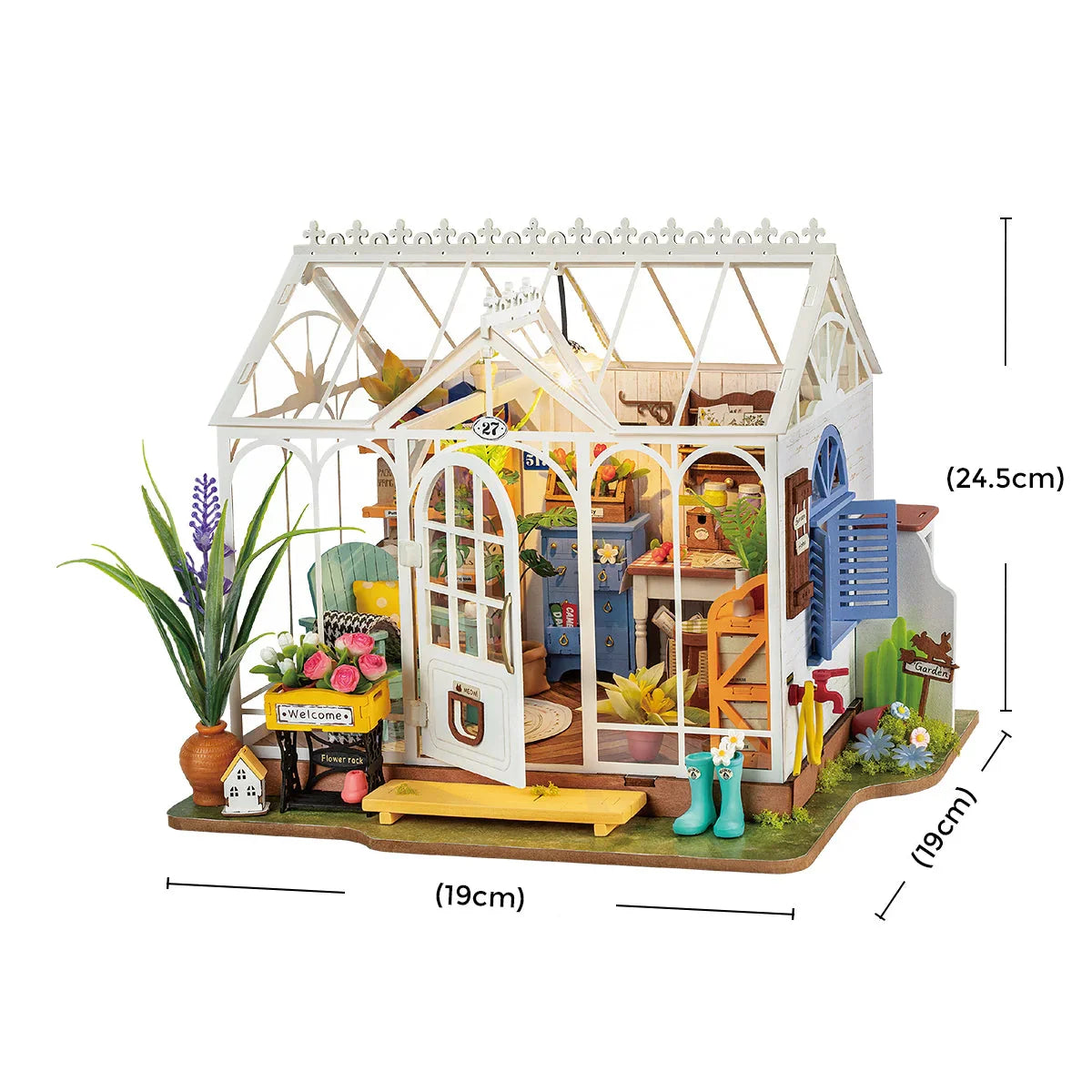 Casa de Jardim dos Sonhos Casa Miniatura DIY
