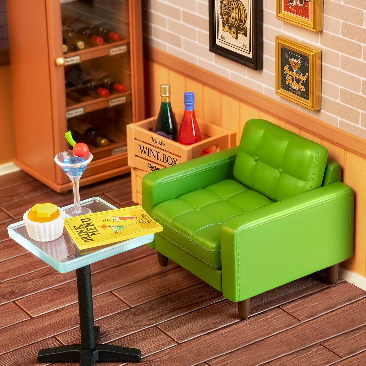 Cheers Bar & Pub Casa Miniatura DIY