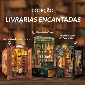 Coleção Livrarias Encantadas Book Nook DIY