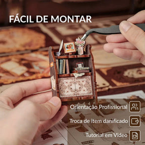 Coleção Livrarias Encantadas Book Nook DIY