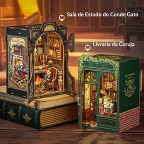 Coleção Livrarias Encantadas Book Nook DIY