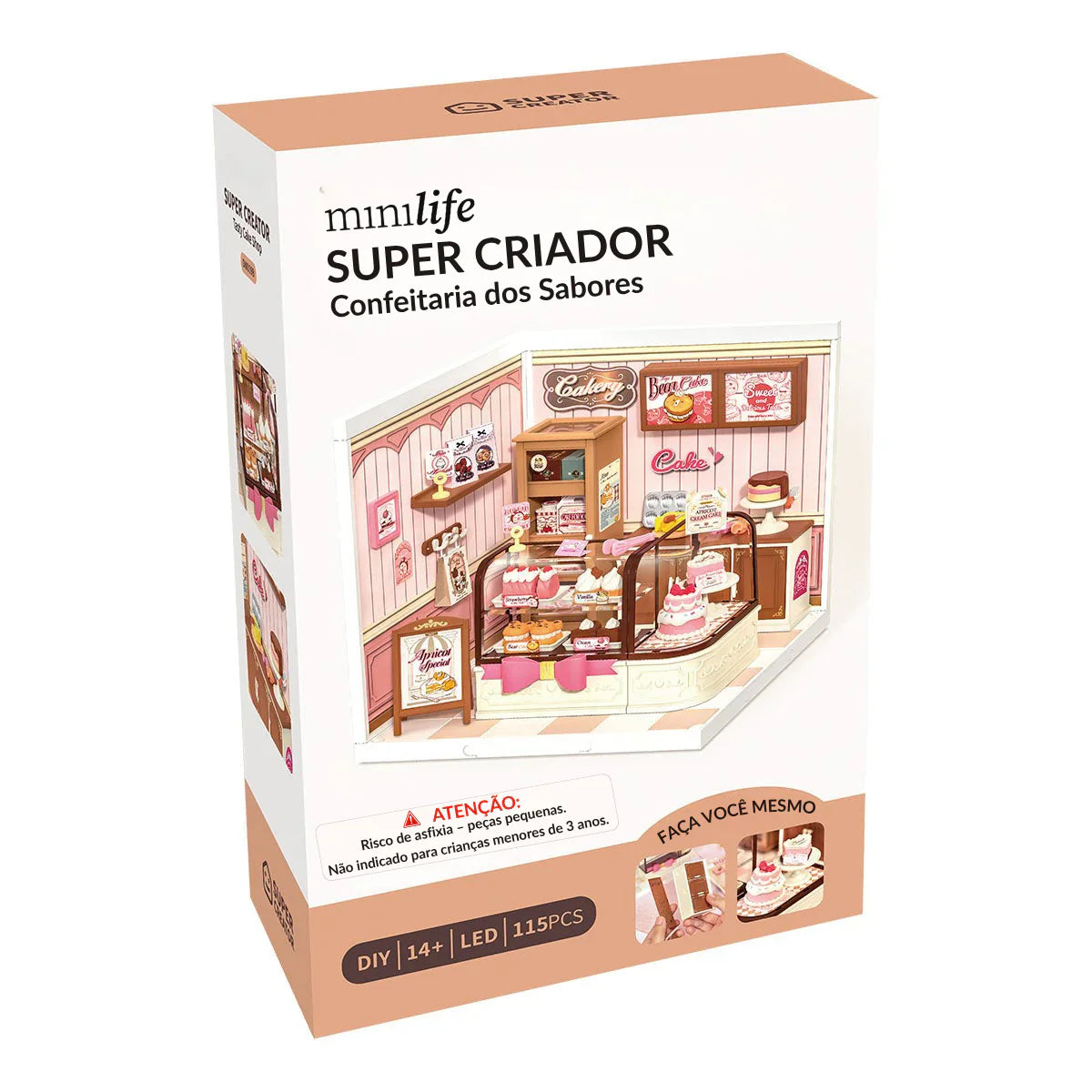 Confeitaria dos Sabores Casa Miniatura DIY