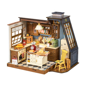 Cozinha Vintage Casa Miniatura DIY