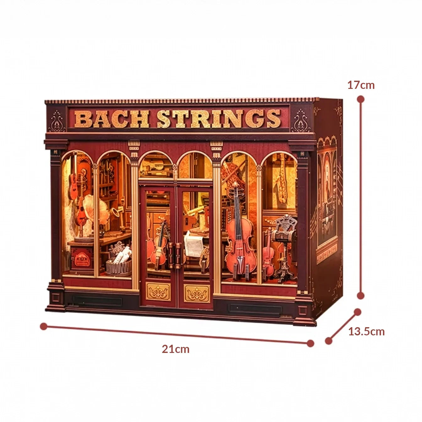 Estúdio Musical Casa Miniatura DIY