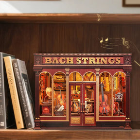 Estúdio Musical Casa Miniatura DIY