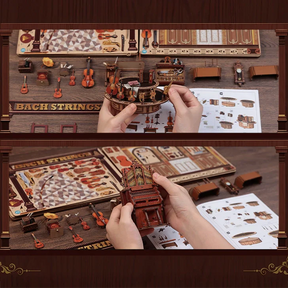 Estúdio Musical Casa Miniatura DIY