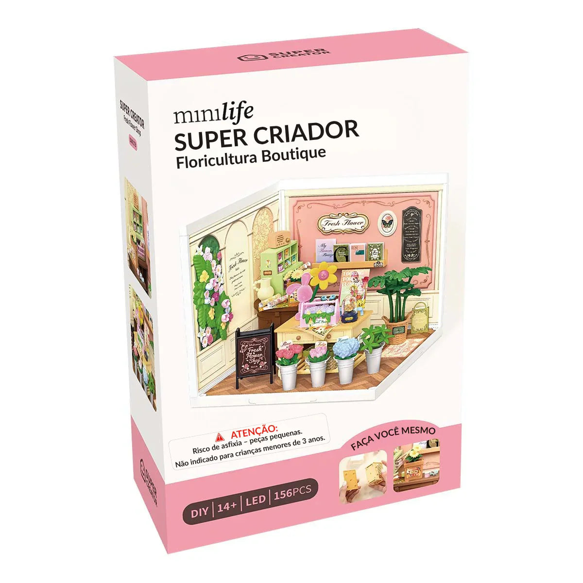 Floricultura Boutique de Flores Casa Miniatura DIY