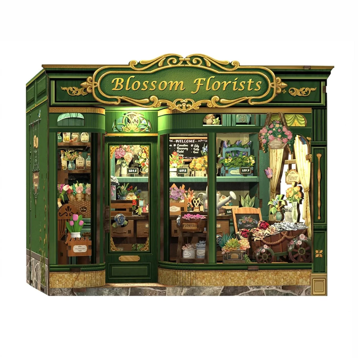 Floricultura Encantada Casa Miniatura DIY