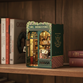 Livraria da Coruja Book Nook DIY