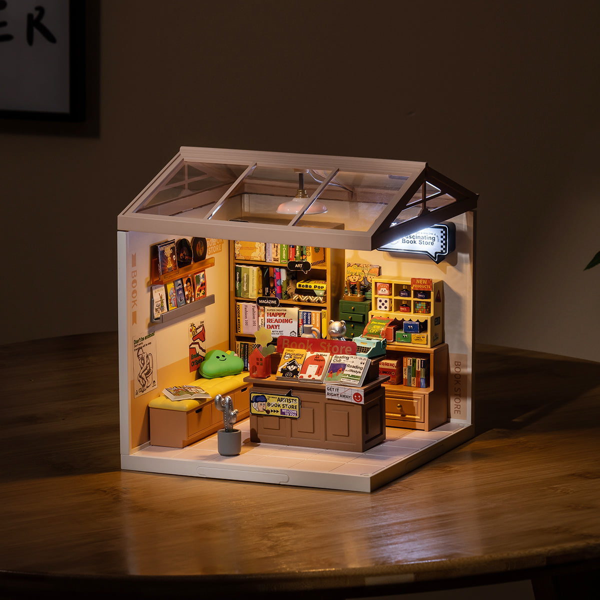 Livraria Moderna Casa Miniatura DIY