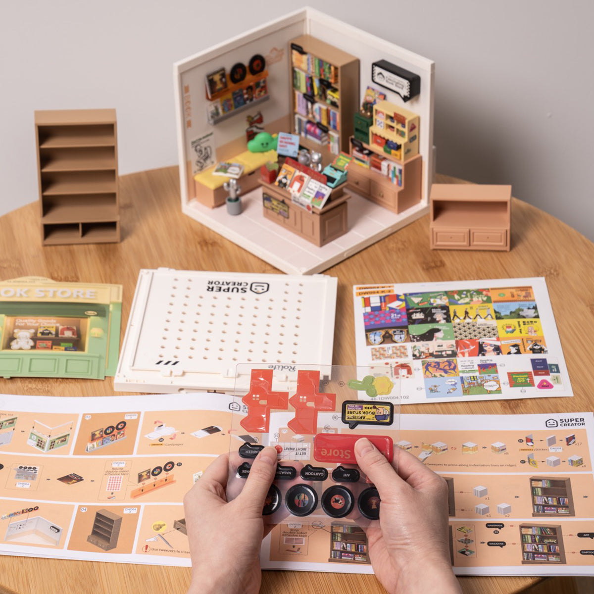 Livraria Moderna Casa Miniatura DIY