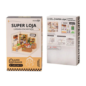 Livraria Moderna Casa Miniatura DIY
