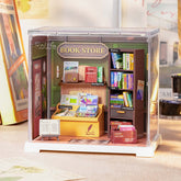 Livraria Nostálgica Casa Miniatura DIY