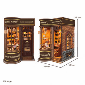 Loja de Varinhas Mágicas Book Nook DIY