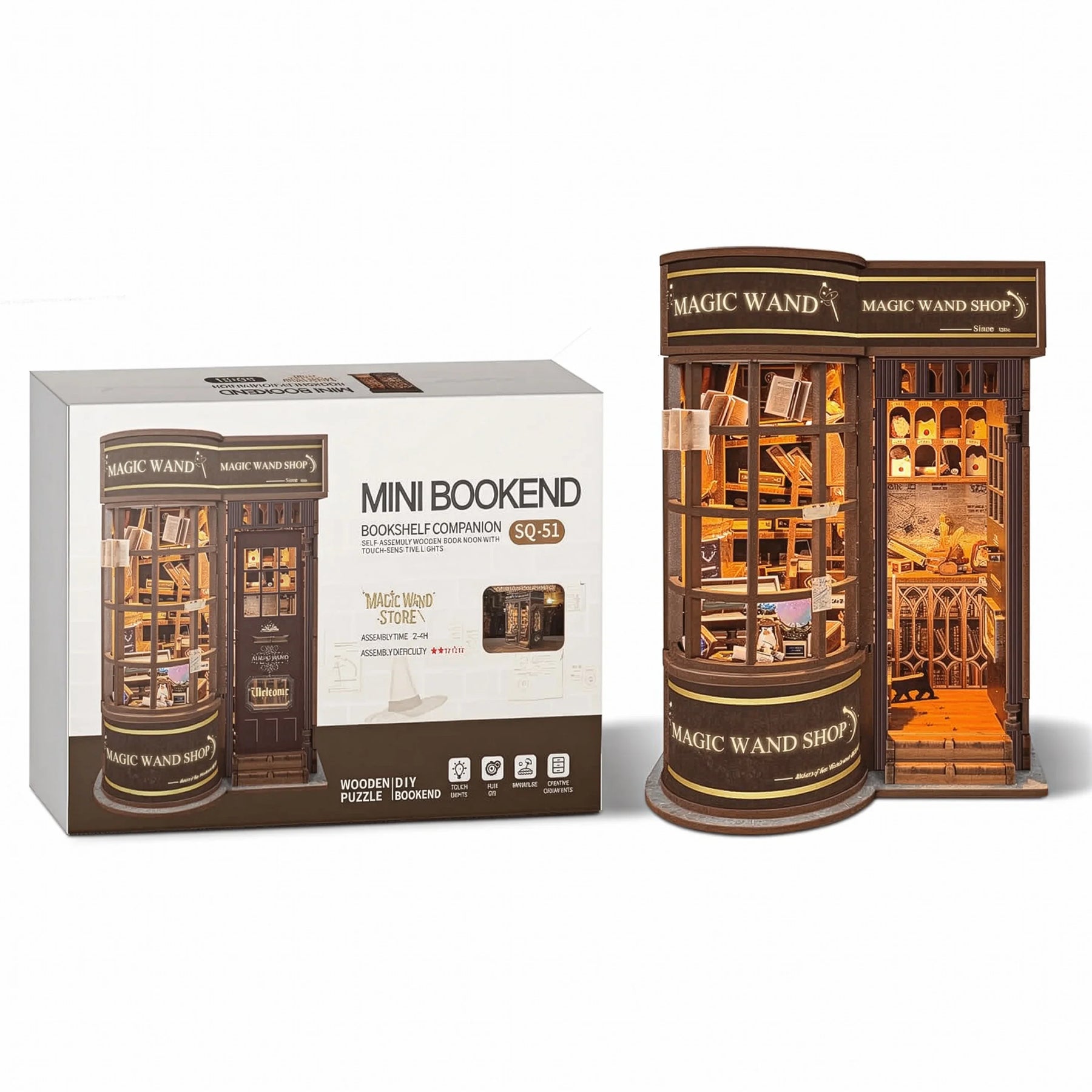 Loja de Varinhas Mágicas Book Nook DIY