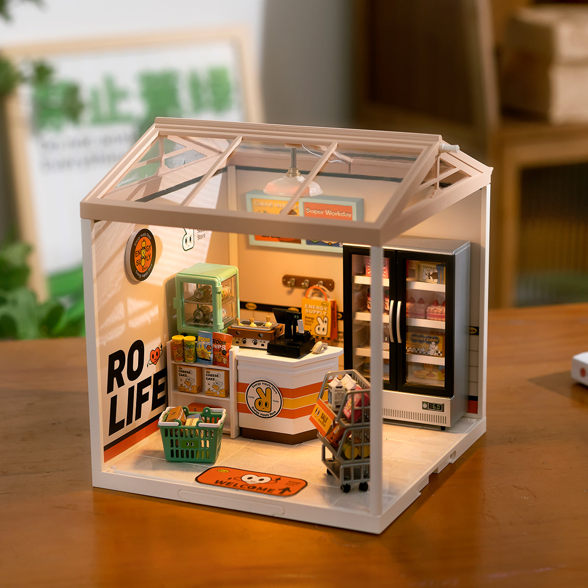 Loja de Conveniência Casa Miniatura DIY