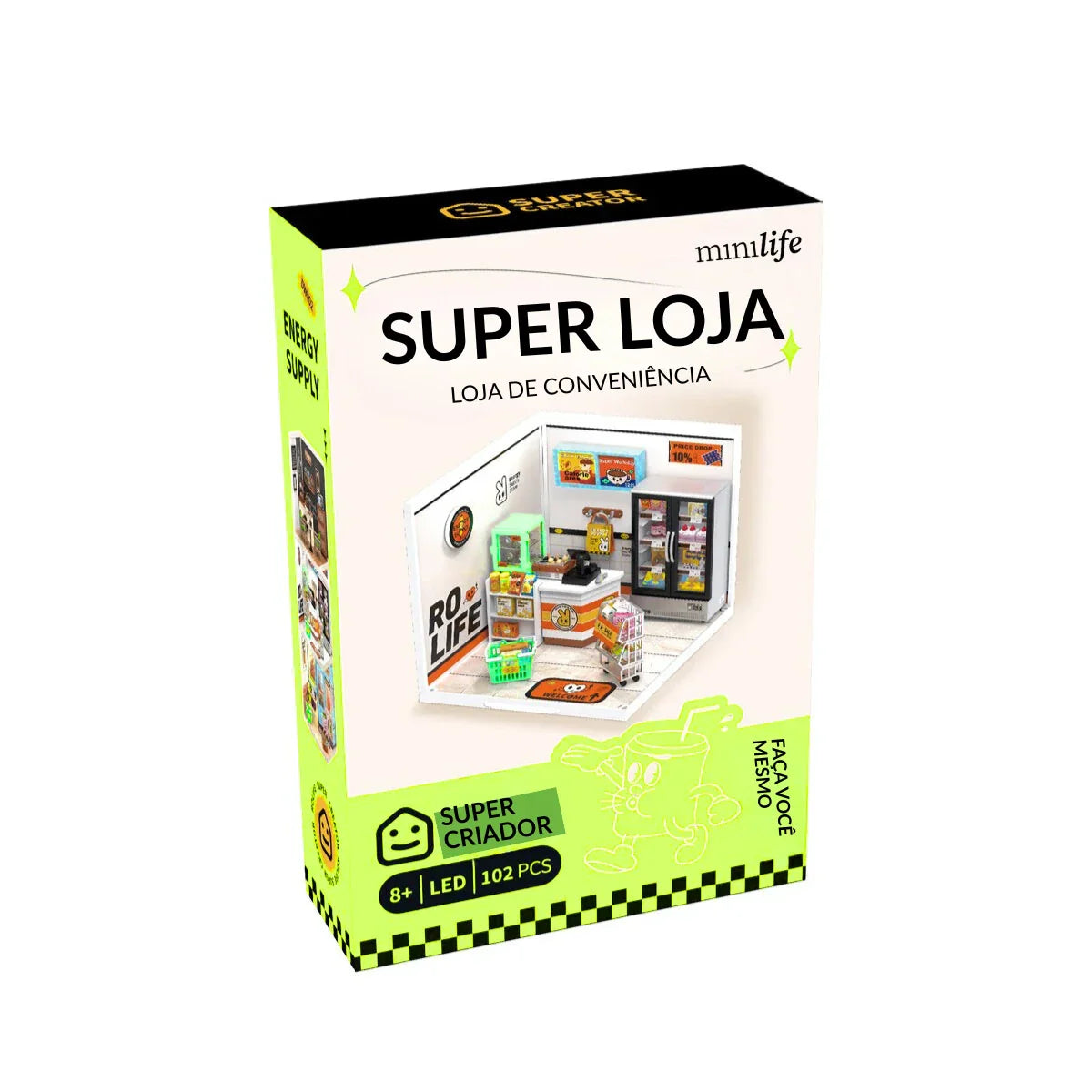 Loja de Conveniência Casa Miniatura DIY