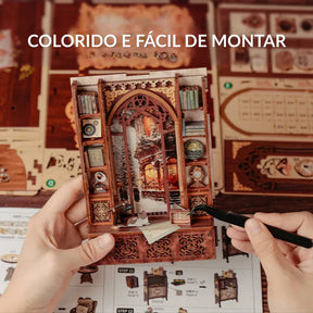 Memórias de uma Livraria Book Nook DIY