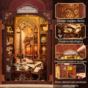 Memórias de uma Livraria Book Nook DIY