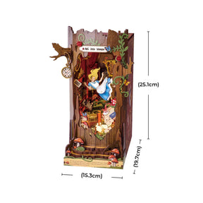 Mergulho no País das Maravilhas Book Nook DIY