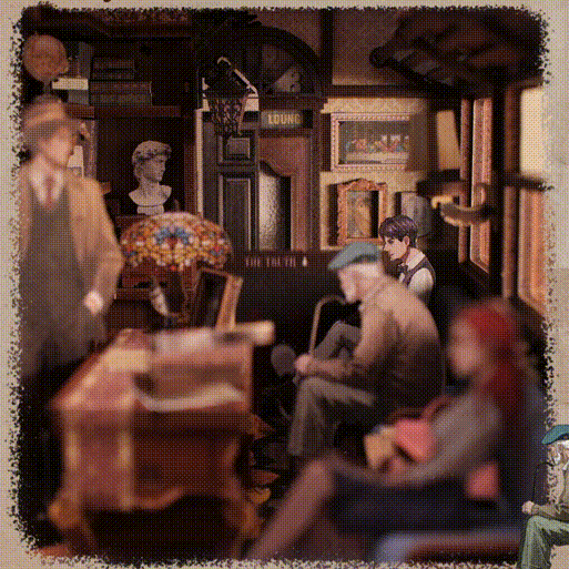 Mistério no Trem Book Nook DIY