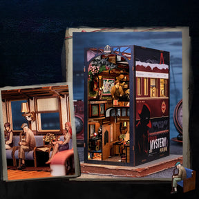 Mistério no Trem Book Nook DIY