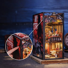 Mistério no Trem Book Nook DIY