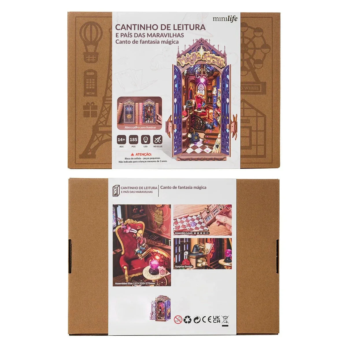 Mundo Mágico da Fantasia Book Nook DIY