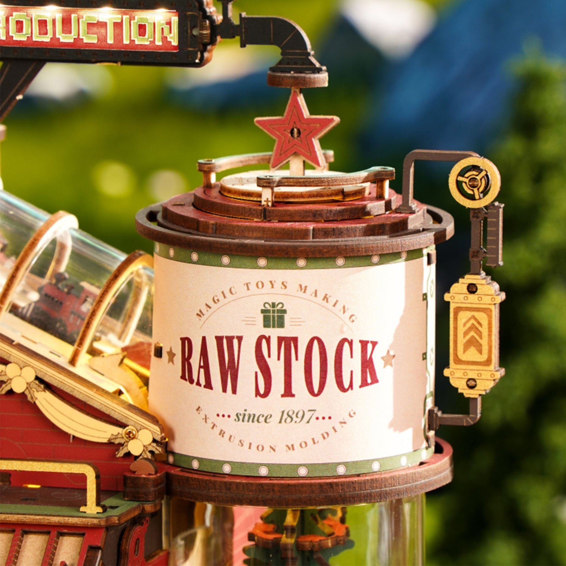 Natal Encantado - Fábrica Musical do Papai Noel Quebra-cabeça 3D