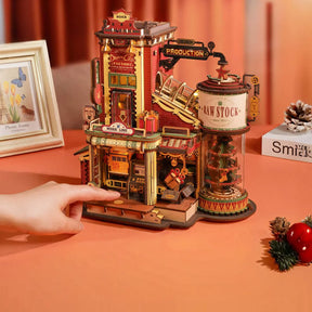 Natal Encantado - Fábrica Musical do Papai Noel Quebra-cabeça 3D