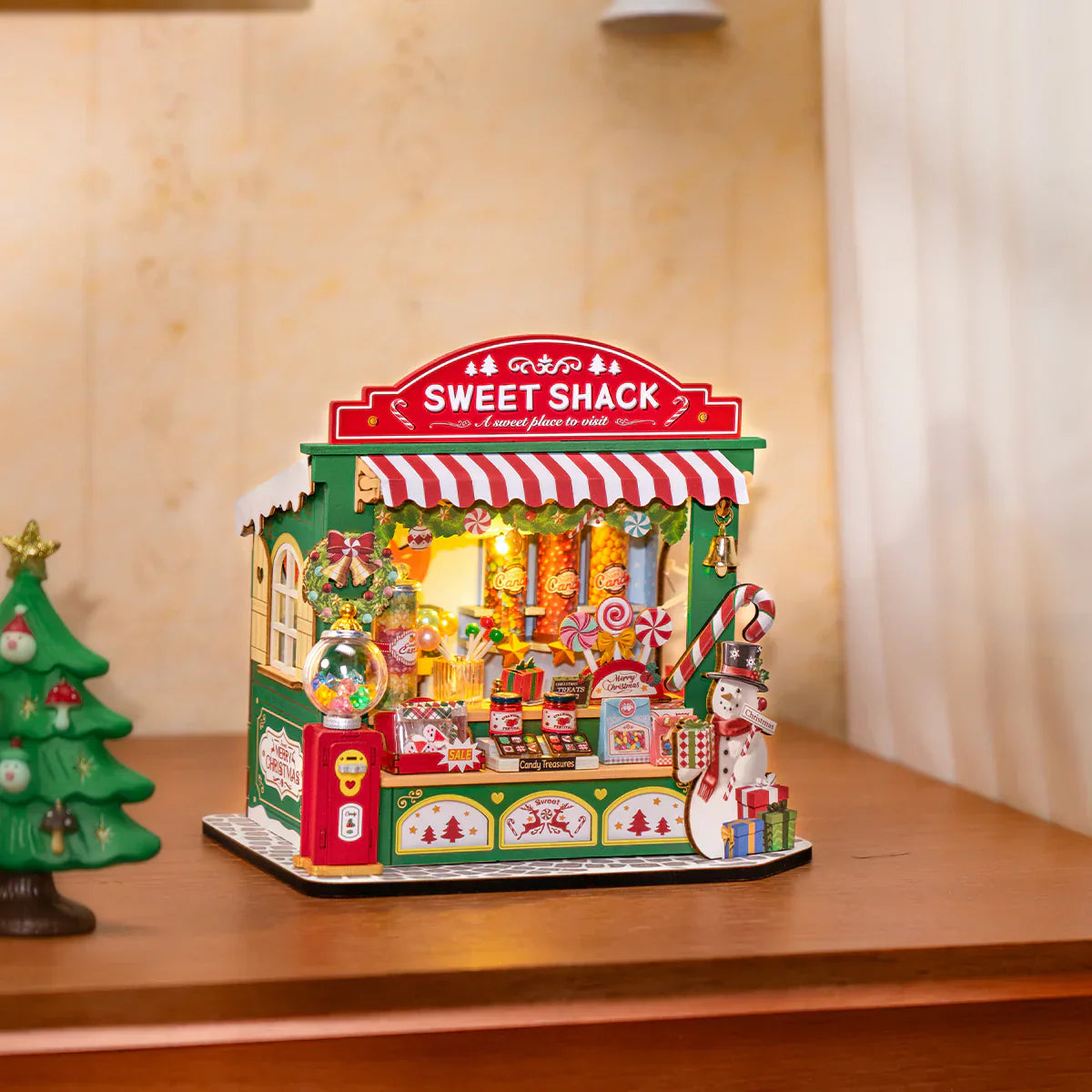 Natal Encantado - Loja de Doces Casa Miniatura DIY