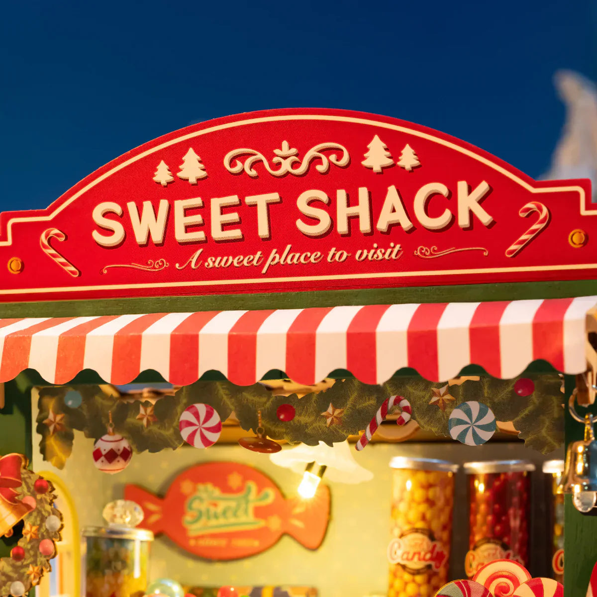 Natal Encantado - Loja de Doces Casa Miniatura DIY