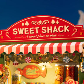 Natal Encantado - Loja de Doces Casa Miniatura DIY