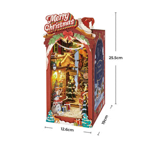 Natal Encantado - Rua Festiva Book Nook DIY