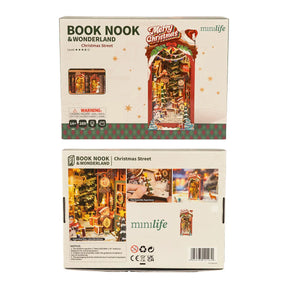 Natal Encantado - Rua Festiva Book Nook DIY