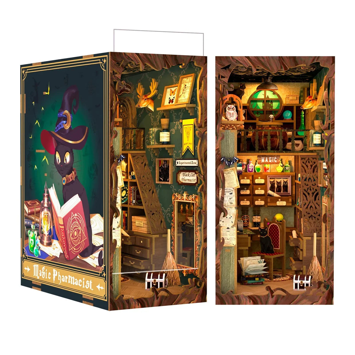 O Farmacêutico Mágico Book Nook DIY