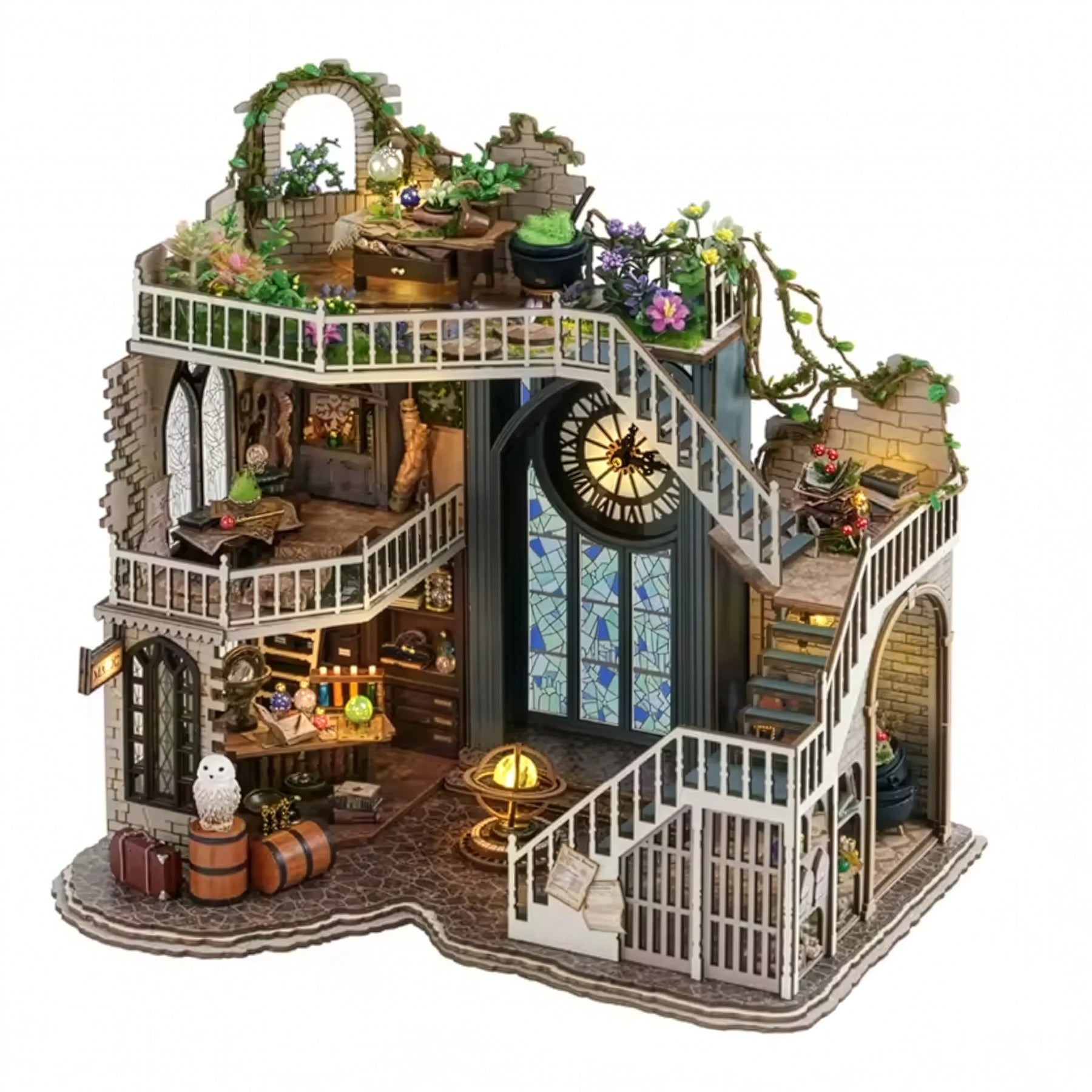 Oficina de Feitiços Casa Miniatura DIY