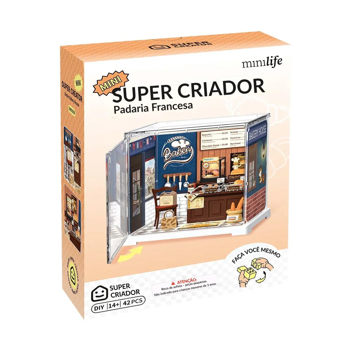 Padaria Francesa Casa Miniatura DIY