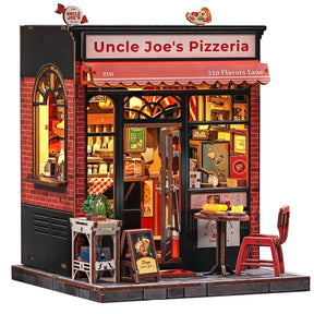 Pizzaria Tio Joe Casa Miniatura DIY