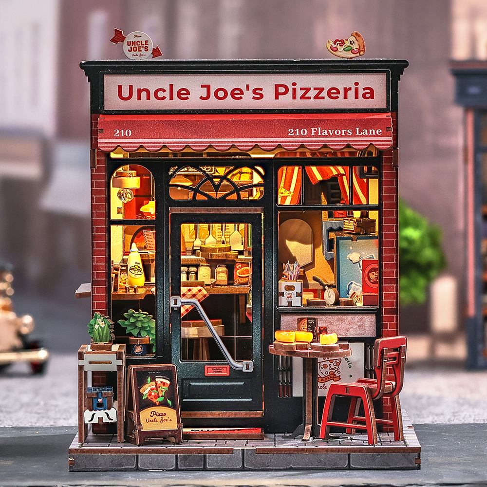 Pizzaria Tio Joe Casa Miniatura DIY