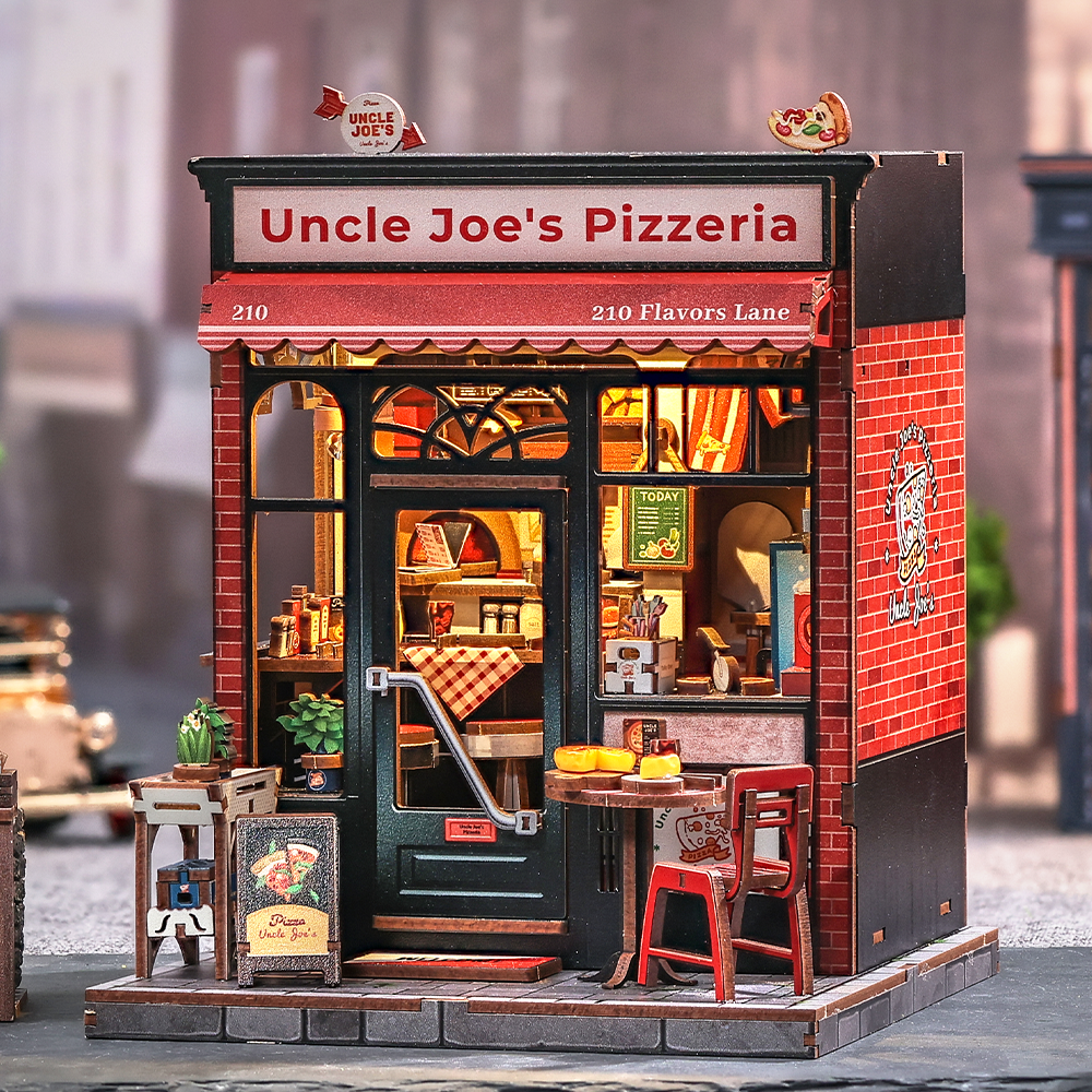 Pizzaria Tio Joe Casa Miniatura DIY