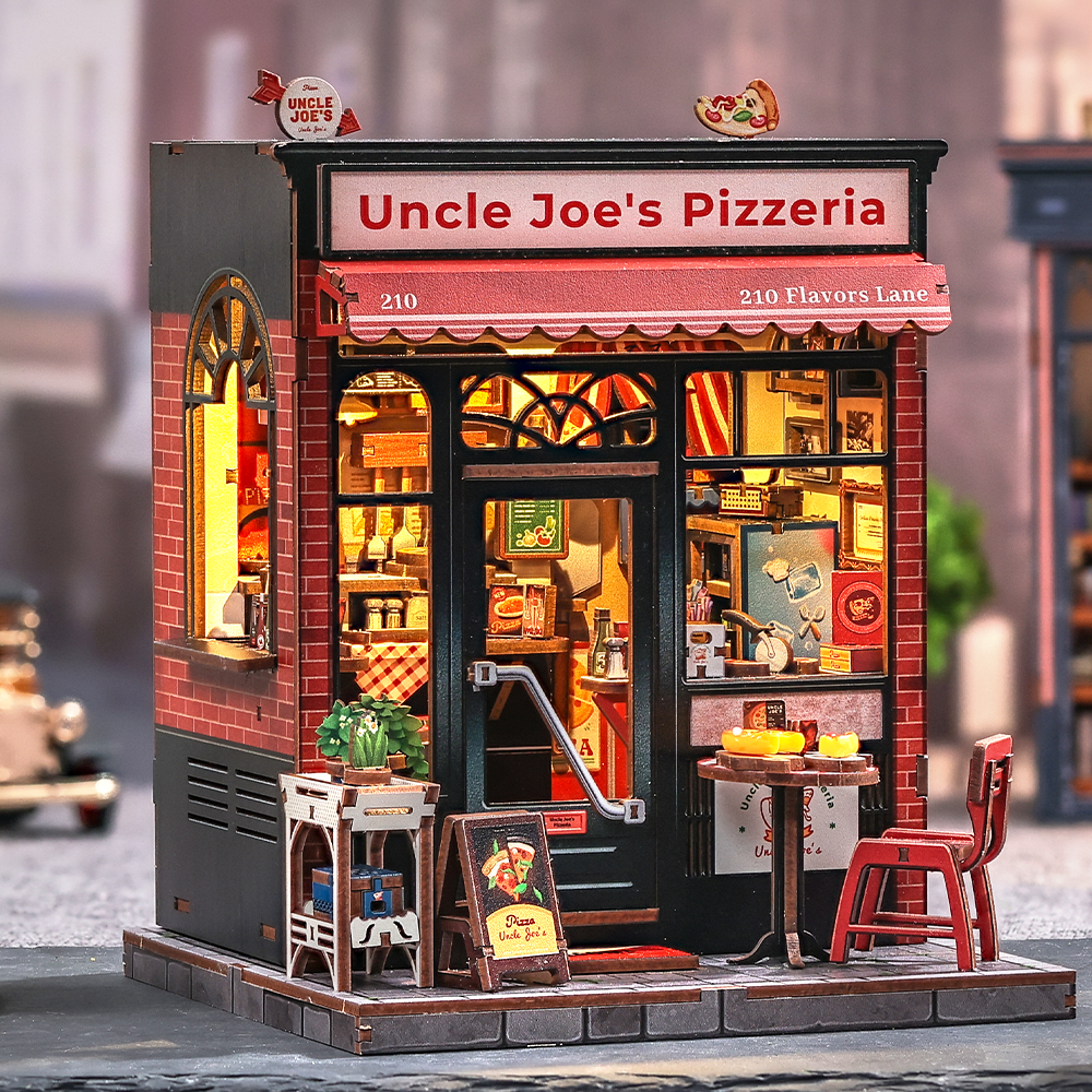 Pizzaria Tio Joe Casa Miniatura DIY