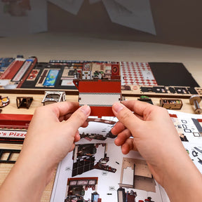 Pizzaria Tio Joe Casa Miniatura DIY