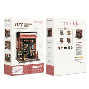 Pizzaria Tio Joe Casa Miniatura DIY